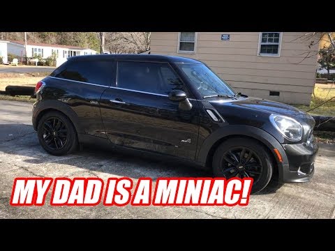 We Lowered My Dad's 2014 Mini Cooper Paceman!