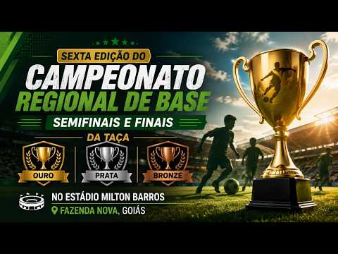 [CAMPO 3]6º CAMPEONATO REGIONAL DE BASE  SEMIFINAS E FINAS TAÇA OURO PRATA BRONZE EM FAZENDA NOVA