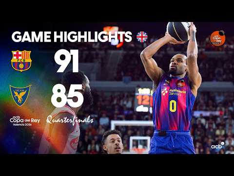Barça - UCAM Murcia (91-85) HIGHLIGHTS | Copa del Rey Valencia 2026