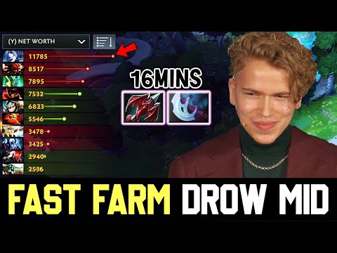 Free MMR Hero? - TOPSON Super Fast Farm Drow Ranger Mid! DOTA 2