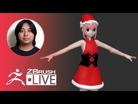 Making a Japanese Style Character Figure From Scratch - Pixologic Daisuke Narukawa - Part 1