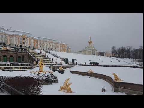 Peterhof palace in winters | feb 2019 | st. Petersburg