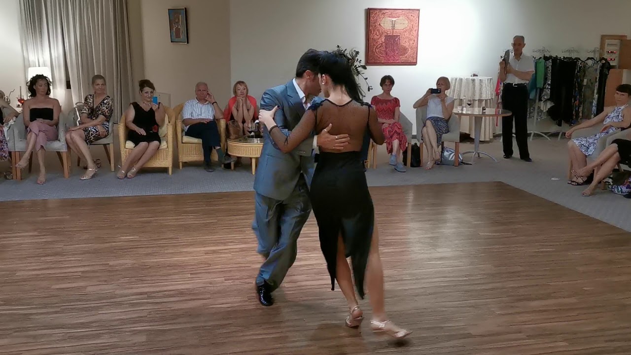 Video thumbnail for Celeste Medina & Andres Sautel, Milonga Tipica Maribor, 29.6.2019