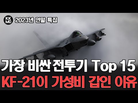 세계에서 가장 비싼 전투기 Top 15: KF-21 보라매, 이래서 가성비 갑(甲)이다!