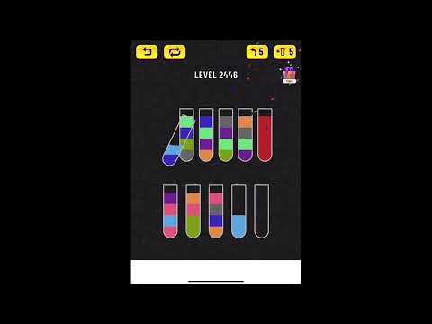 water sort puzzle level 2446