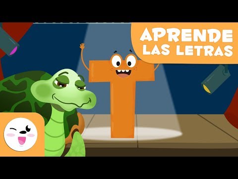 Aprende la Letra "T" con Tania la Tortuga - El abecedario