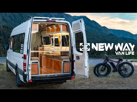 DIY VAN CONVERSION in Days with Integrated NEW EcoFlow Power Kit | EASIEST Complete Van Life System