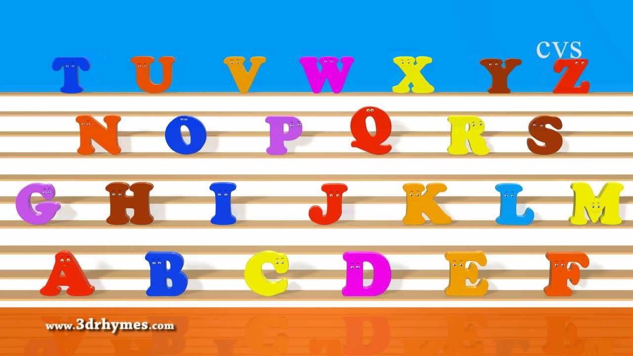 ABC Song - Alphabet Songs - Phonics Song  For children in 3D Animation rhymes