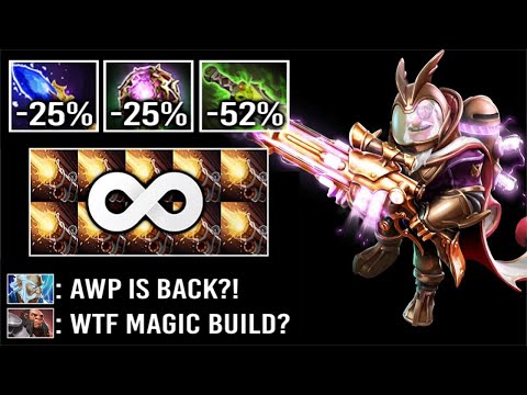 DON'T TRY THIS AT HOME! -50% STUN AWP Magic Scepter Sniper vs Zeus Mid Super Fun Pub by Waga Dota 2