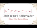 Sada Ye Deti Hai Khwahar | Matmi Noha | Dawoodi Bohra Marsiya