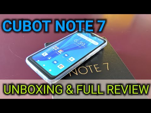 CUBOT NOTE 7.. UNBOXING & FULL REVIEW (ENGLISH