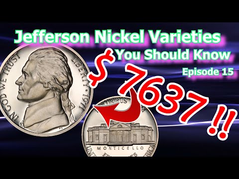 Jefferson Nickel Varieties You Should Know Ep.15 - 1990, 1971, 1953