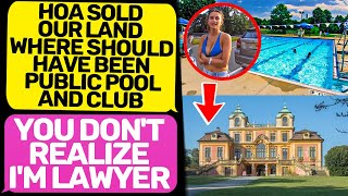 LAWYER TAUGHT THE HOA LESSON! You paid two years for a pool that doesn