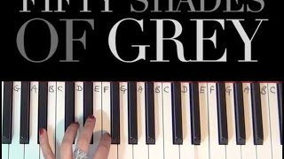Crazy In Love - Fifty Shades of Grey | Easy PIANO TUTORIAL
