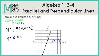 Algebra1: 3-4 Parallel and Perpendicular Lines