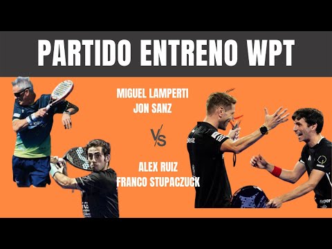 PARTIDO AMISTOSO: ALEX RUIZ Y FRANCO STUPACZUK VS MIGUEL LAMPERTI Y JON SANZ