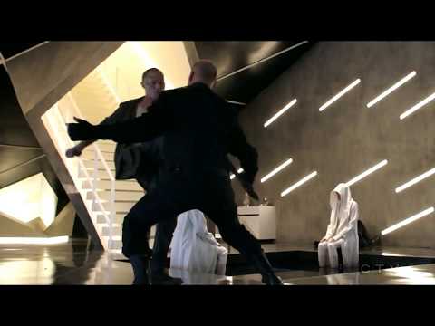 Marvel's Inhumans 1x07 Karnak Fight And Kill Royal Guards In Front Of Auran Scene#13