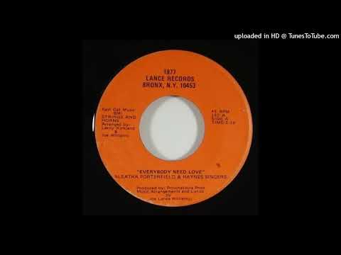 Rare Gospel 45 Aleatha Porterfield & Haynes Singers – Everybody Need Love