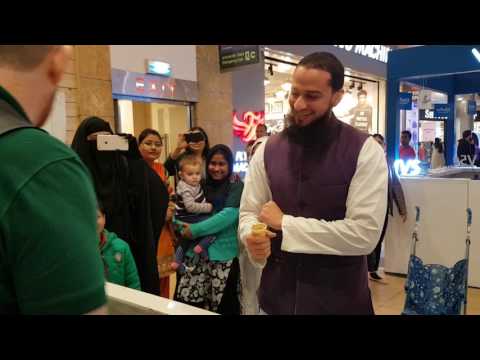 Sufi coustomer @gip mall noida turquoise Turkish icecream