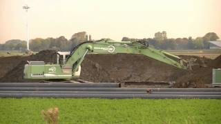 preview picture of video 'Pipeline-Baustelle bei Bunde (Rheiderland) / Pipeline construction site in Bunde (Germany)'