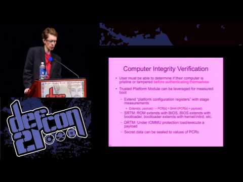Defcon 21 - A Password is Not Enough: Why Disk Encryption is Broken and How We Might Fix It
