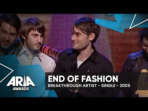 End of Fashion wins Breakthrough Artist - Single | 2005 ARIA Awards