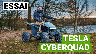 Essai Tesla Cyberquad : Un jouet avec un look de dingue !