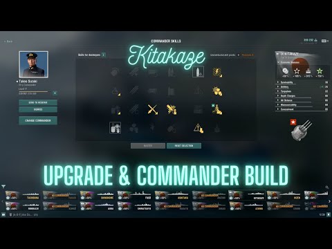 World of Warships - Kitakaze: Upgrade & Commander Build