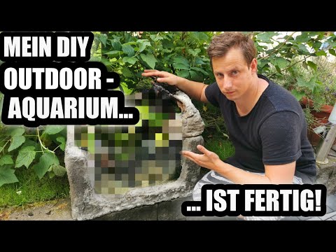 Das DIY Outdoor Aquarium ist fertig!