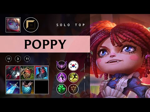 Poppy Top vs Ornn - KR Master Patch 25.23