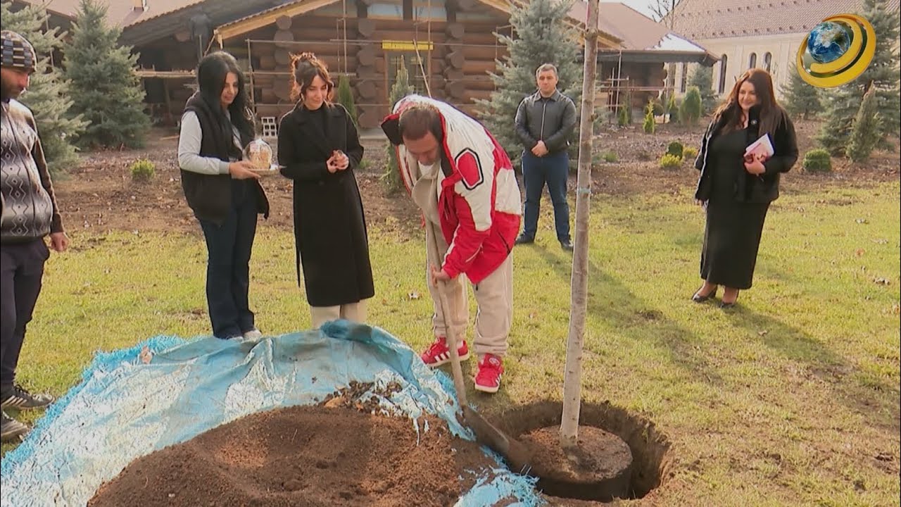 «Այս ծառի զույգը պետք է լինի Շուշիում». Արցախից բերված հողով Գ. Ծառուկյանի այգում ծառ է տնկվել