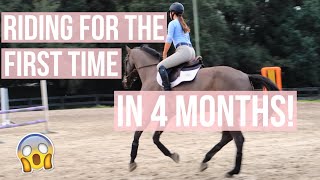 First Time Riding in 4 Months! | Equestrian Prep