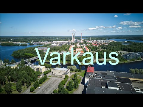 Varkaus ilmasta - Finland From The Air 4K