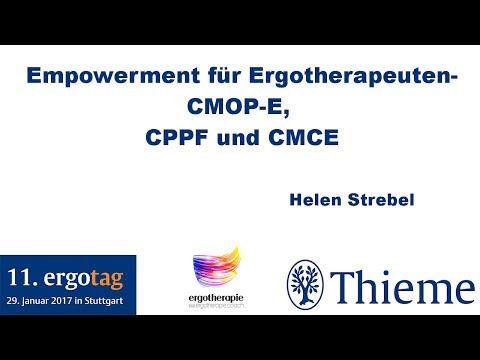 Empowerment for Occupational Therapists CMOP-E, CPPF and CMCE by Helen Strebel