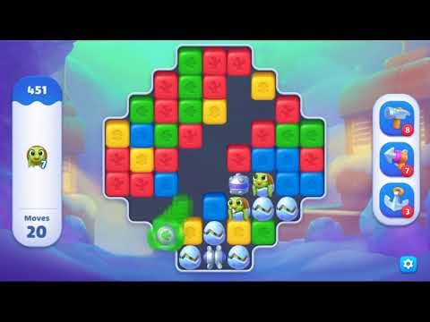 Fishdom Blast Level 451 - NO BOOSTERS GAMEPLAY 🐠 | SKILLGAMING ✔️