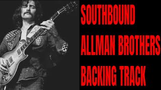 Southbound Allman Bros Southern Guitar Backing Track  (C 12 Bar Blues)