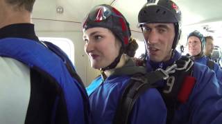 preview picture of video 'Tandemsprung von Melina bei skydive nuggets in Leutkirch'