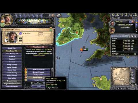Let's Play Crusader Kings II 52 (A Stolen Kingdom, D'Harcourt Republic, Marriages)