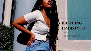 How To Create Long Braided Hairstyles With Hair Bundles | Best Bundles | Braiding Hairstyles