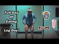 FULL DAY OF EATING + LEG WORKOUT W/ NATURAL BODYBUILDER JORDAN HUNTER