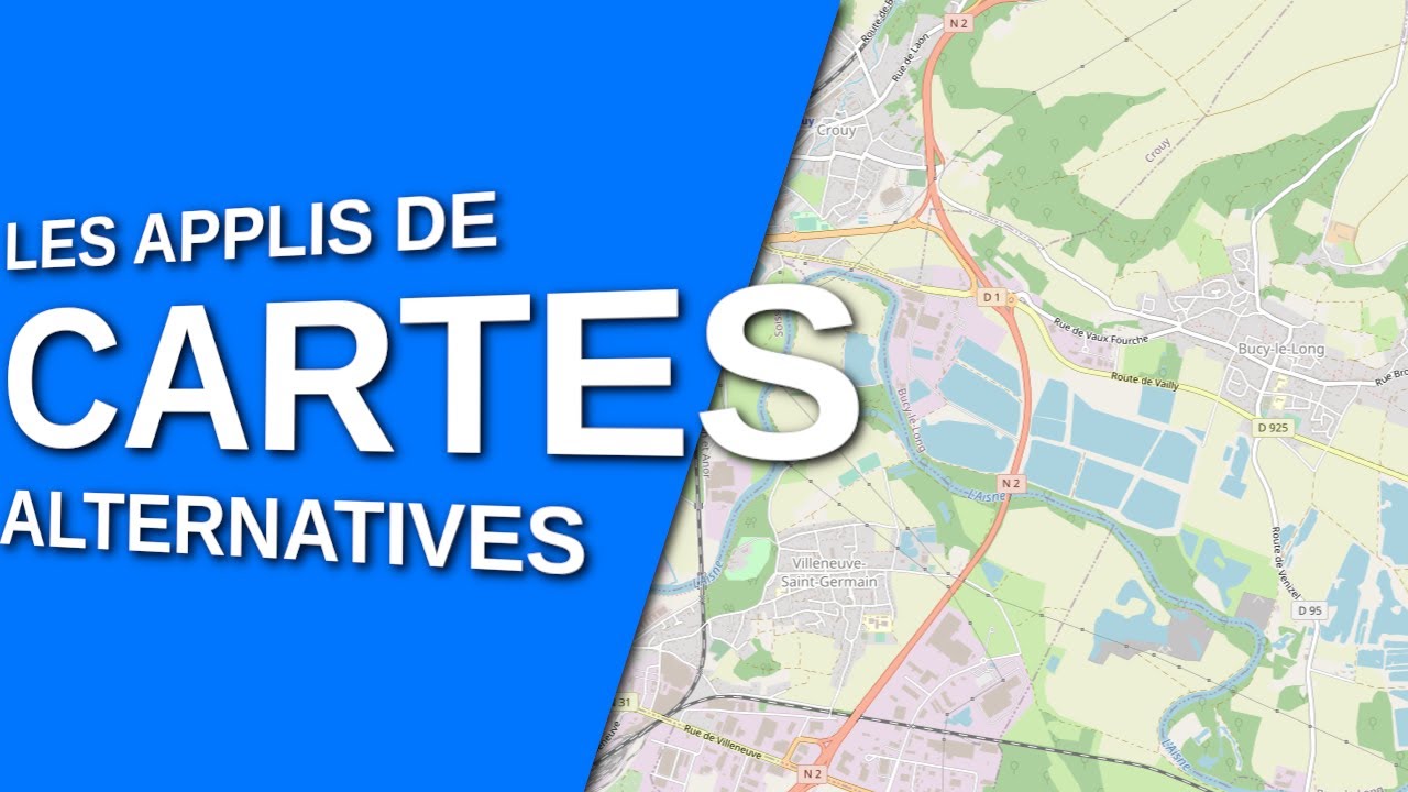 Les applis de cartes alternatives