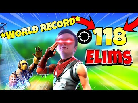 *WORLD RECORD*  118 Solo Kill Game! * Stream Sniped *