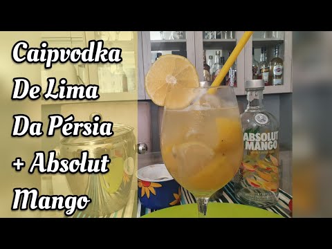 Caipvodka de Lima da Pérsia com Absolut Mango