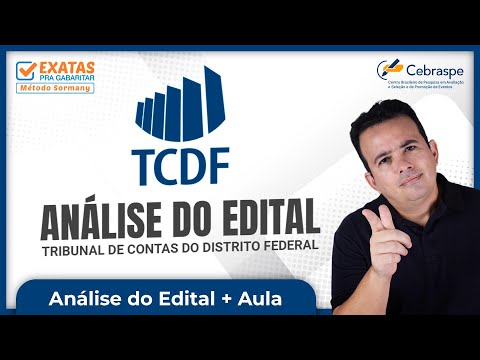 TC DF 2023 | ANÁLISE DO EDITAL + AULA