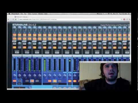 Live DAW Mixing with the StudioLive 24.4.2 from PreSonus Pt. 1 of 3