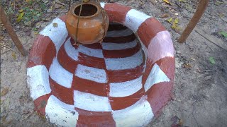 In Summer's We Build Tunnel House Underground And Water To Tunnel Swimming Pools