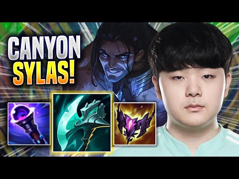 CANYON DESTROYING WITH SYLAS! - DK Canyon Plays Sylas JUNGLE vs Elise! | Preseason 2023
