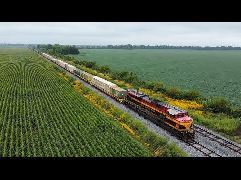 Kansas City Southern Military Train Chase in Missouri - September 5, 2022