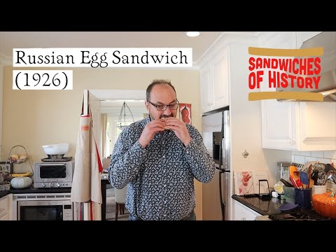 Russian Egg Sandwich (1926) on Sandwiches of History⁣