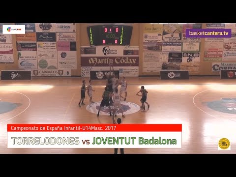 U14M - TORRELODONES vs JOVENTUT. Cpto.España Infantil.- Cambados 2017 (BasketCantera.TV)